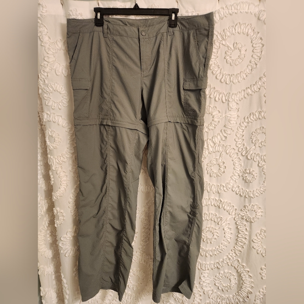 The North Face Olive Green Convertible Hiking Pants